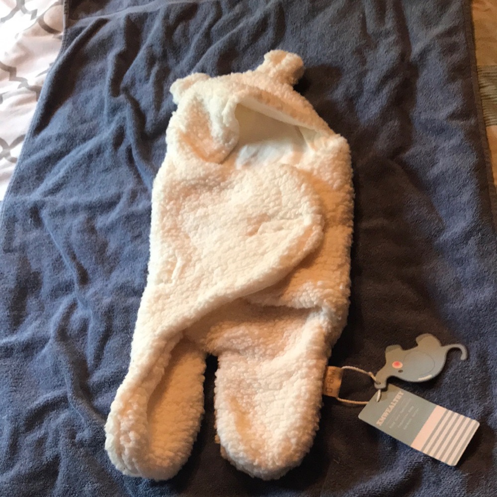 New Cozy Cream Baby Bunting Suit - NWT.  0-6 Months